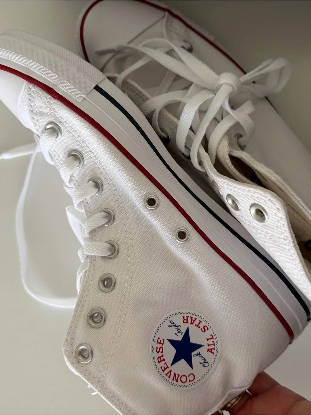 Converse White High Top Sneakers